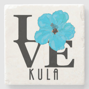 LOVE Kula Hawaii Stone Coaster