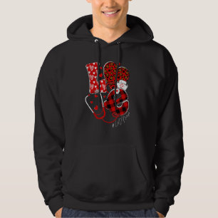 LOVE L&D Nurse Labor And Delivery Valentine's Day  Hoodie