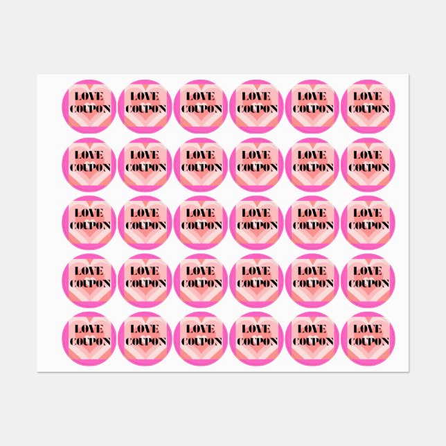 Love Labels V day (Sheet)