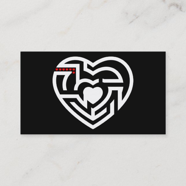 love labrynth business card (Front)