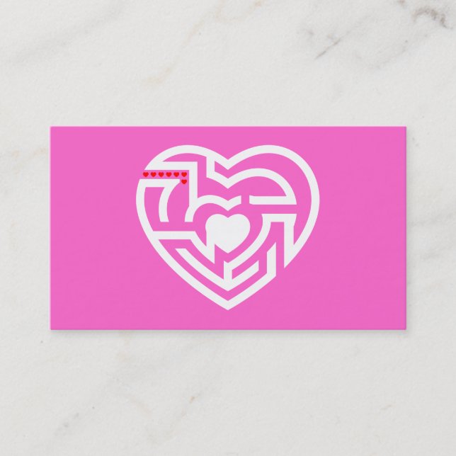 love labrynth business card (Front)