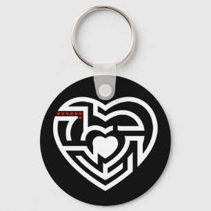 love labyrinth key ring