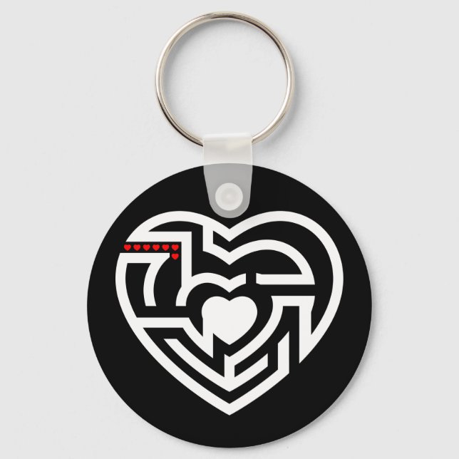love labyrinth key ring (Front)