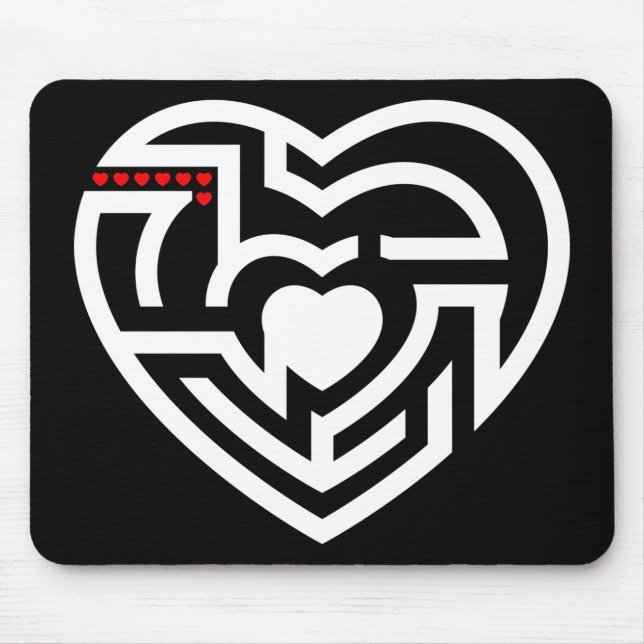 love labyrinth mouse pad (Front)