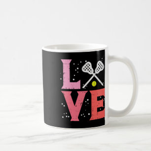 Love Lacrosse Cool Lax Player Goalie Coach Men Wom Coffee Mug