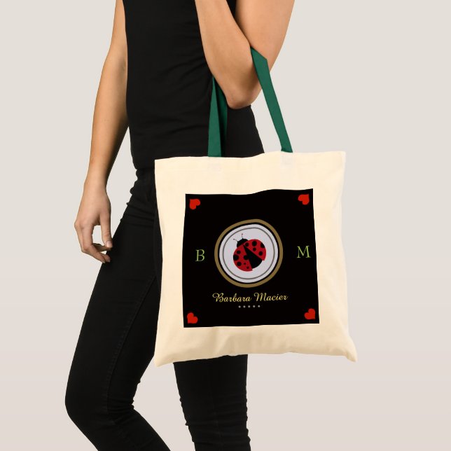 love ladybug, personalised tote bag (Front (Product))