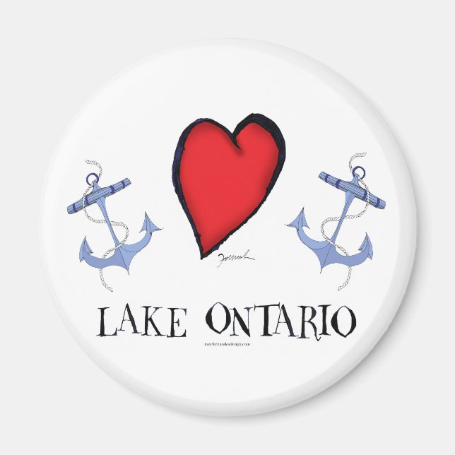 love lake ontario magnet (Front)