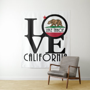 LOVE Lake Tahoe CA Tapestry