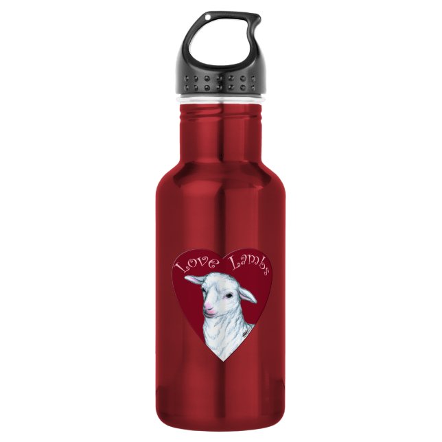 Love Lambs 532 Ml Water Bottle (Front)