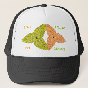 Love Lambs Eat Leaves Hat