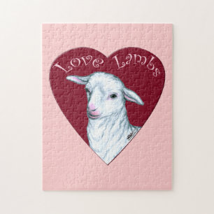 Love Lambs Jigsaw Puzzle