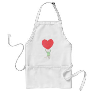 love, l'amour, amore standard apron