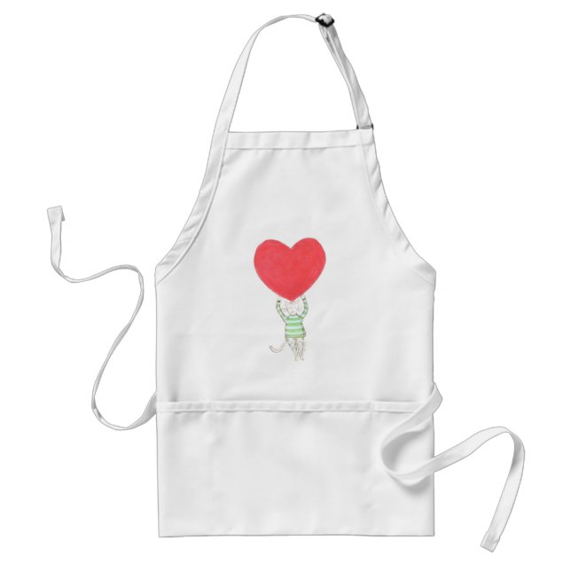 love, l'amour, amore standard apron (Front)
