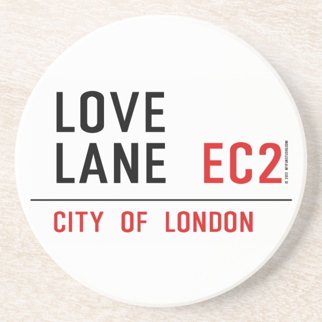 Love Lane Coaster (Front)