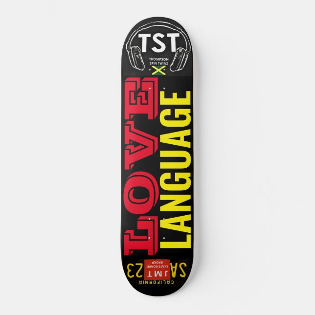 LOVE LANGUAGE Skateboard (Front)