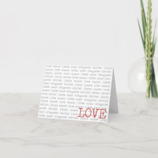 Love Languages Holiday Card