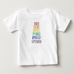 Love Languages Rainbow Pride Baby T-Shirt