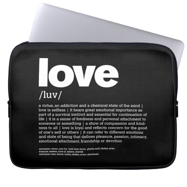 Love Laptop Sleeve (Front)