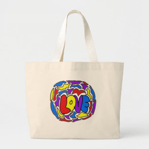 Love Large Tote Bag