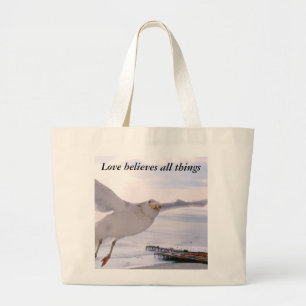 Love_ Large Tote Bag