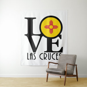 LOVE Las Cruces New Mexico Tapestry