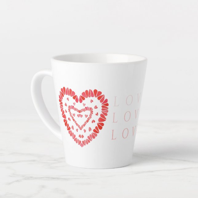 LOVE Latte Mug (Left Angle)