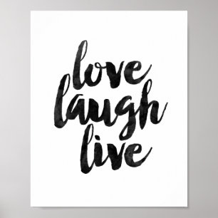 Love Laugh Live Poster