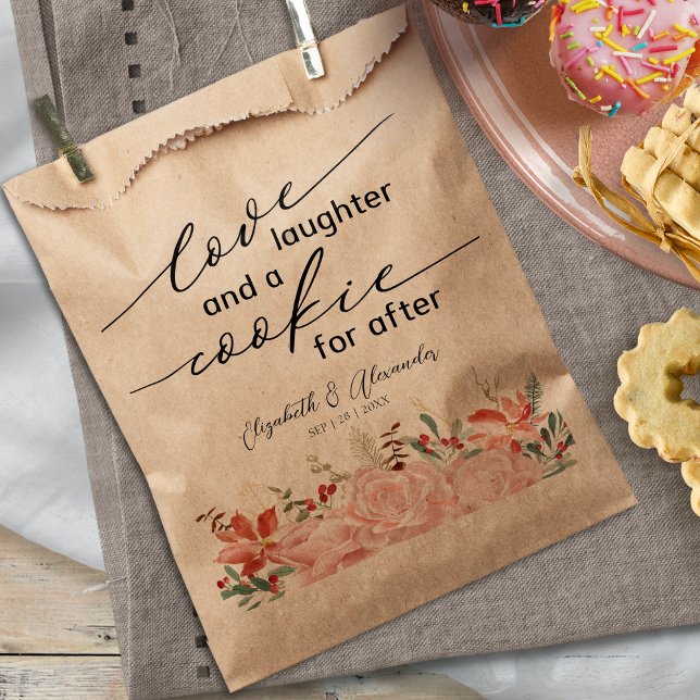 Love Laughter and a Cookie for After Wedding Favour Bag (Creator Uploaded)