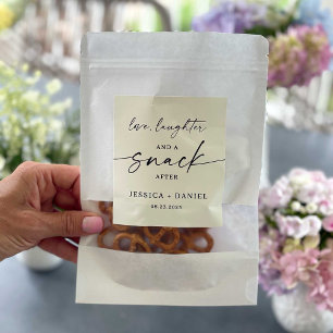 Love, Laughter and a Snack After Label Stickers