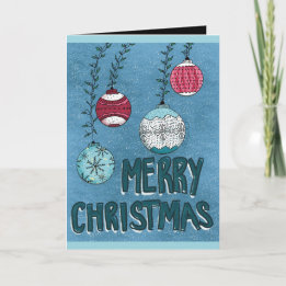 Love Laughter & Light Christmas Greeting Card