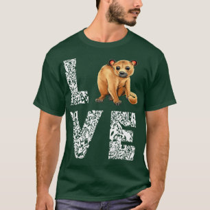 Love Leopard Kinkajou Night Walker Kinkajou Lover T-Shirt