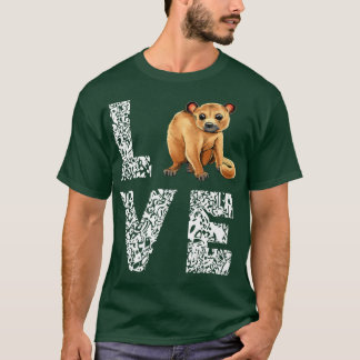 Love Leopard Kinkajou Night Walker Kinkajou Lover  T-Shirt