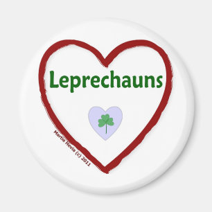 Love Leprechauns Magnet