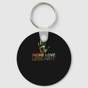 Love Less Hate Key Ring