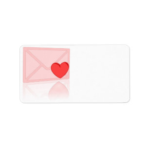 Love Letter Address Label