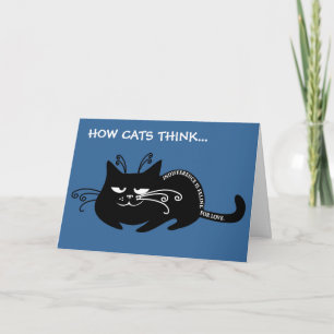 Love letter from my cat: speaking feline language holiday card