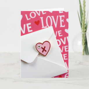 Love Letter Kiss Hug Card