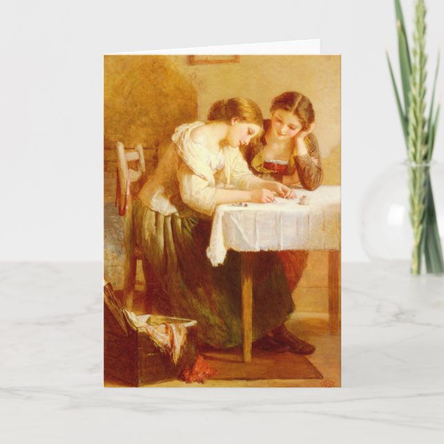 Love Letter Le Jeune Fine Art Greeting Card (Front)