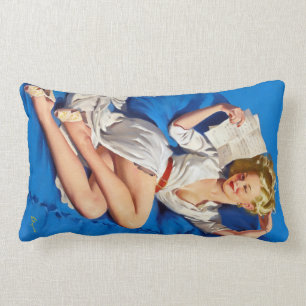 Love Letter Pin Up Lumbar Cushion