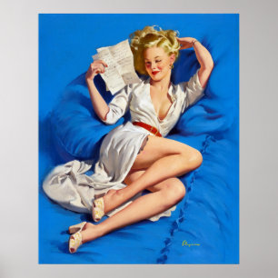 Love Letter Pin Up Poster