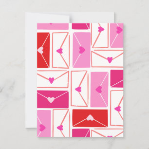 love letter postcard