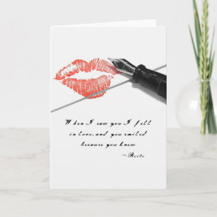 Love Letter Quote card