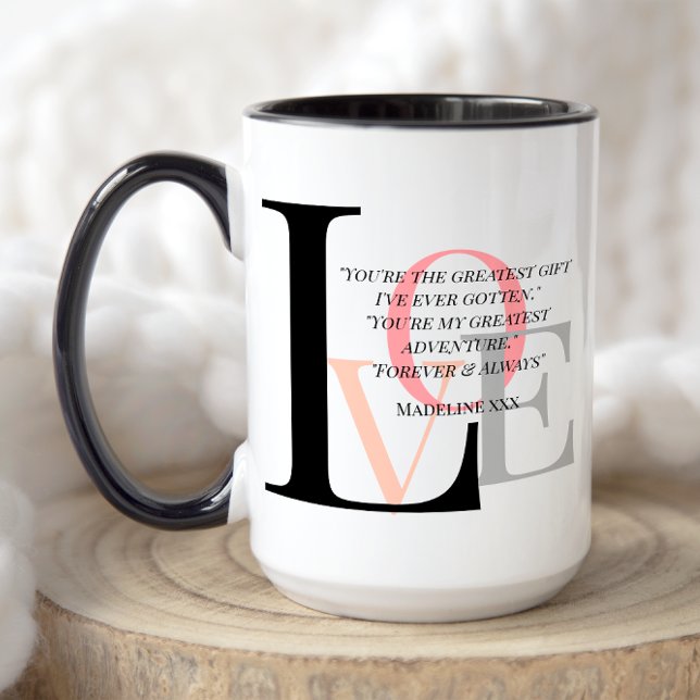 Love Lettering Valentine's Day Mug (Creator Uploaded)