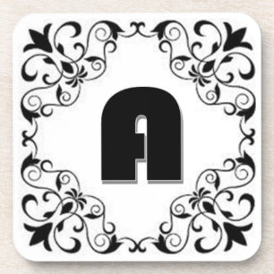 Love Letters "A"  Coaster