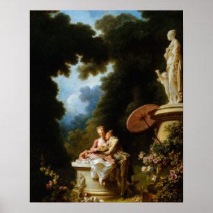 Love Letters by Jean Honore Fragonard Poster