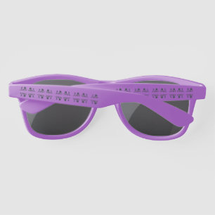 Love Letters: Fusion of Typography and Nature Sunglasses