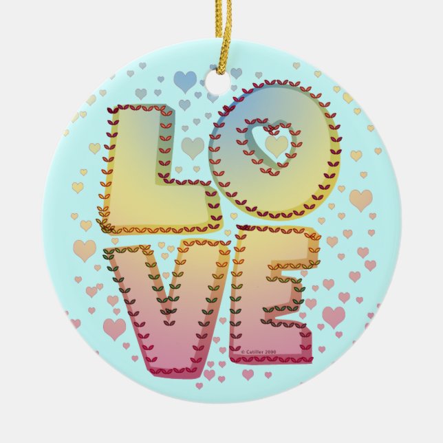 Love Letters ornament (Front)