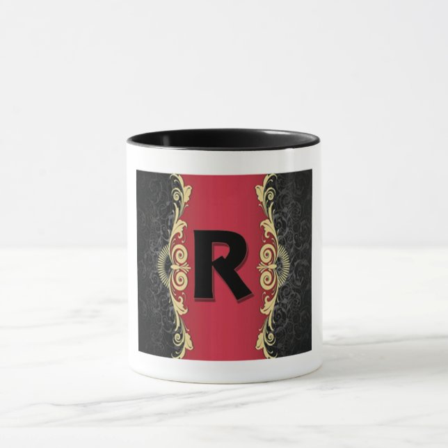 Love Letters "R"  Mug (Center)