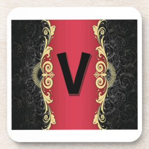 Love Letters "V"  Coaster