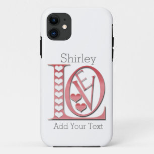 Love Letters With Hearts by Shirley Taylor iPhone 11 Case